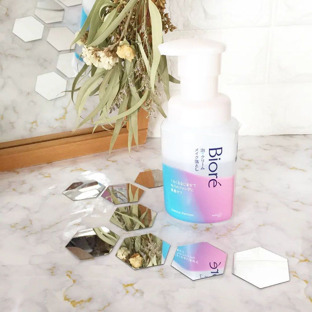 泡クリームメイク落とし/ビオレ/クレンジングクリームを使ったクチコミ（1枚目）