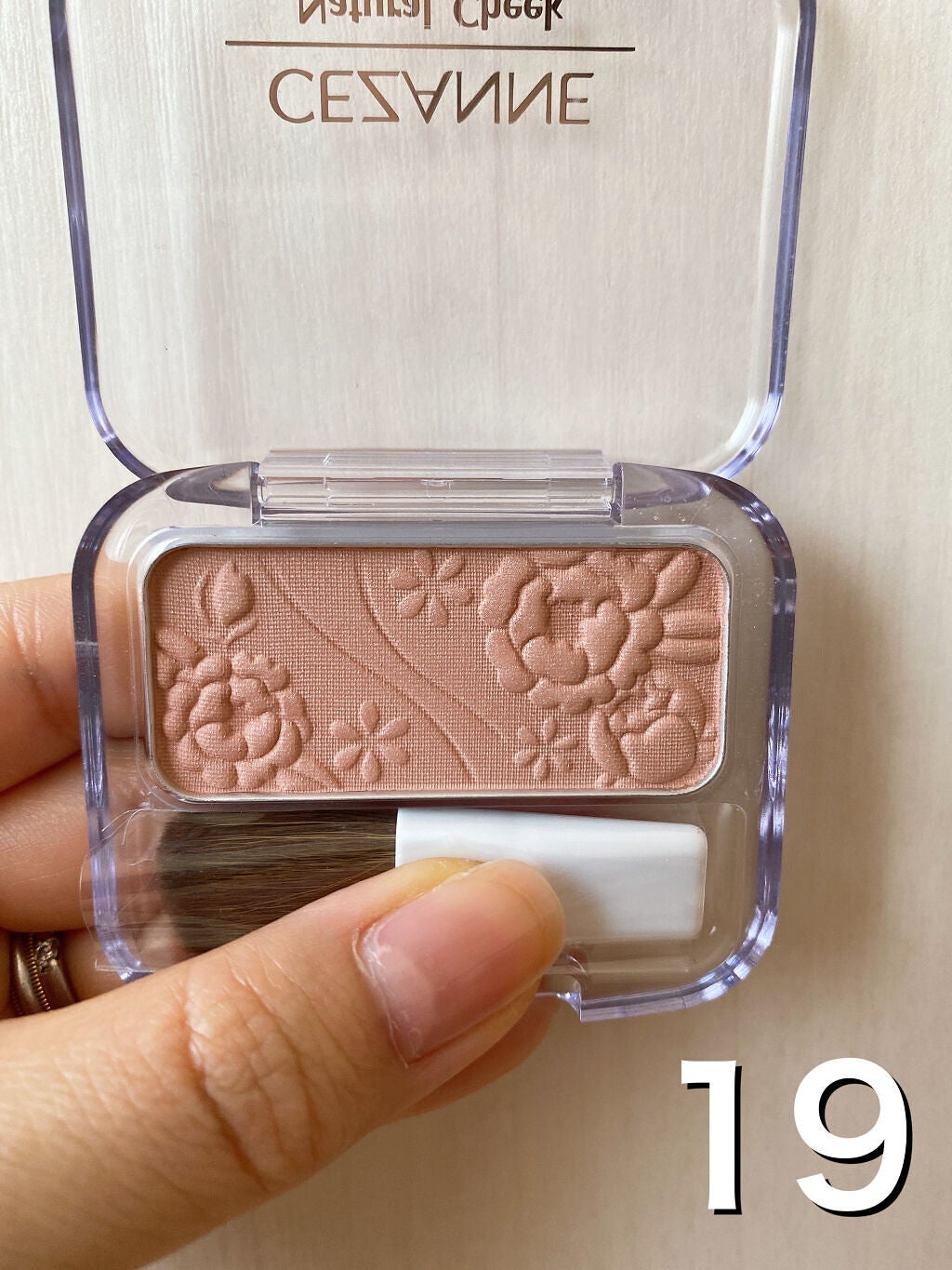 ナチュラル チークN/CEZANNE/パウダーチークを使ったクチコミ(4枚目)