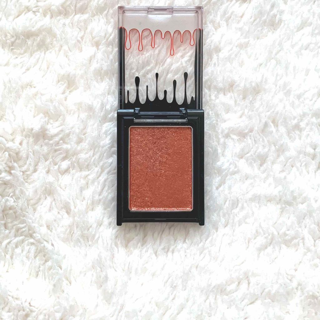 フィットジェルグリッター RD-1 Bewitching Red/KATE/ジェル・クリームアイシャドウを使ったクチコミ（2枚目）