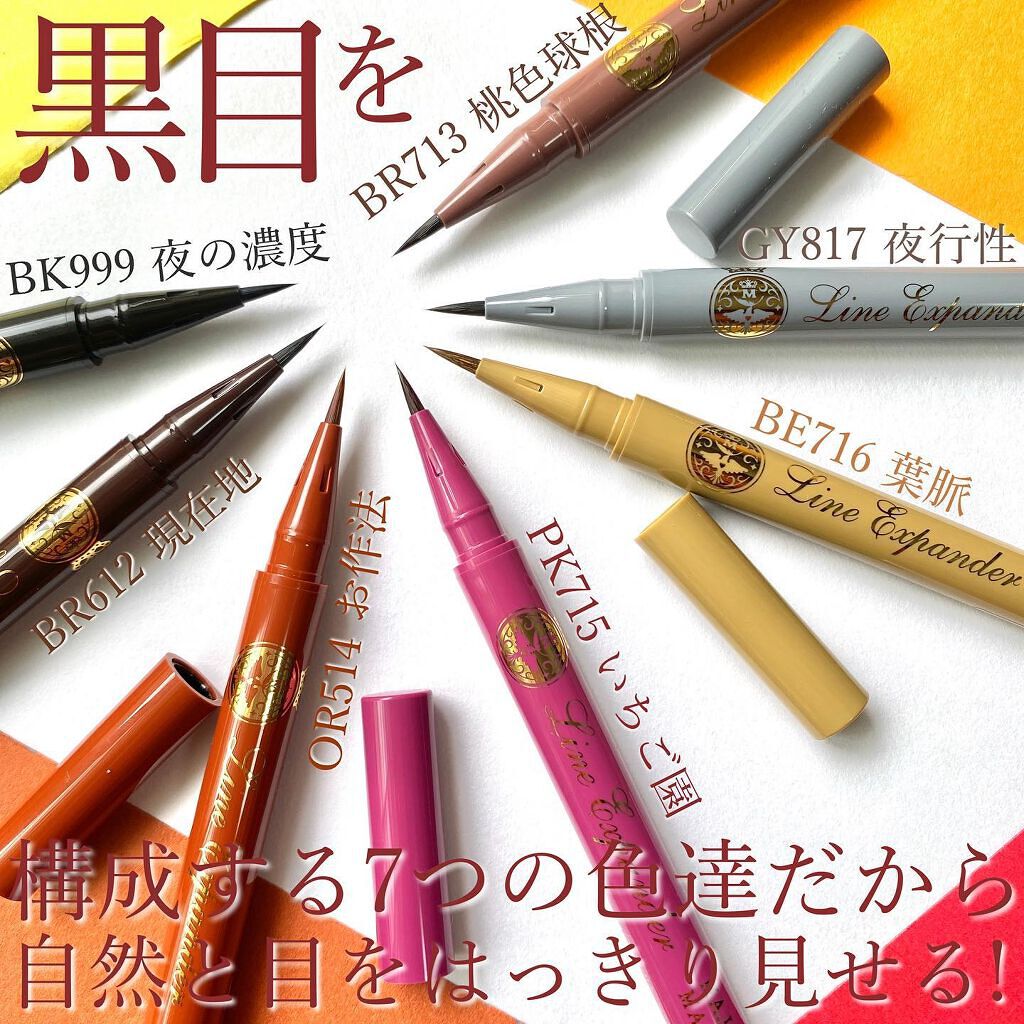 ラインエキスパンダー  BK999 夜の濃度/MAJOLICA MAJORCA/リキッドアイライナーを使ったクチコミ（3枚目）