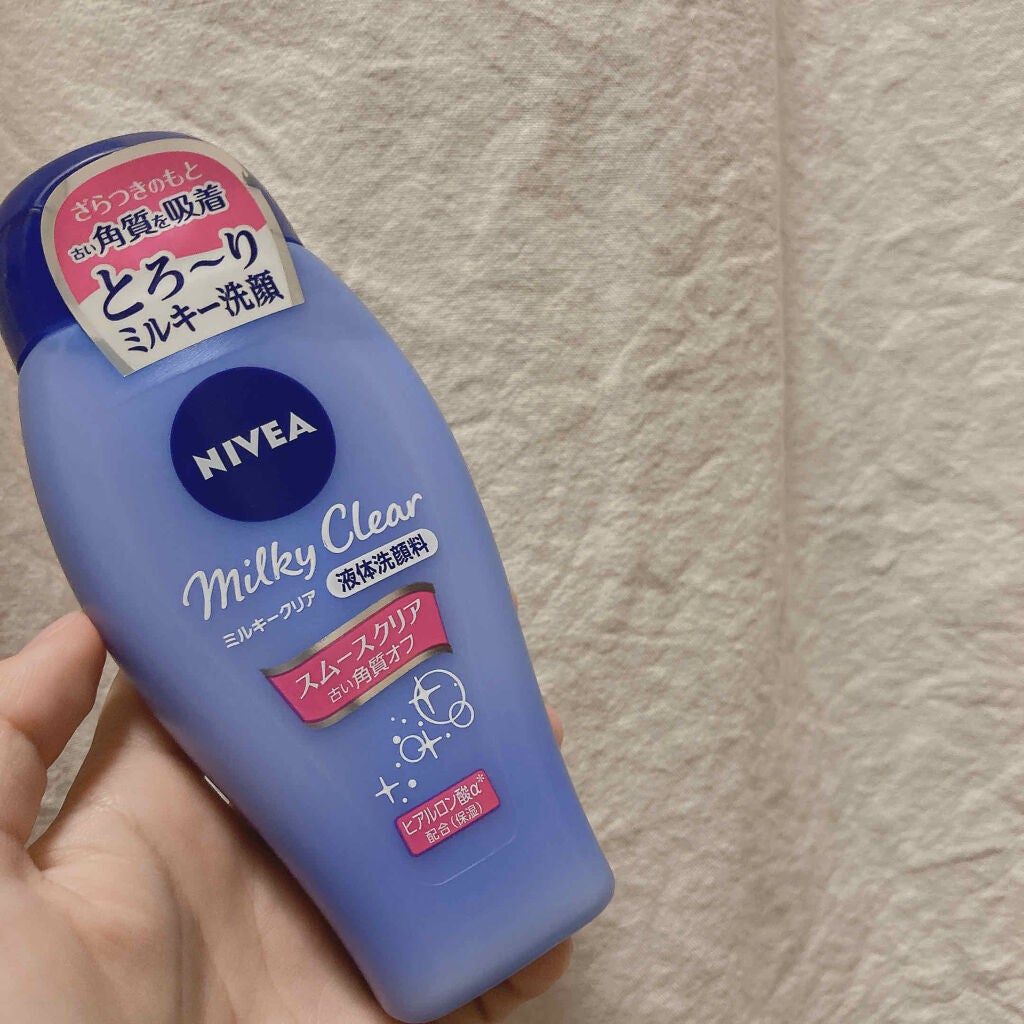 ニベア ミルキークリア洗顔料 スムースクリア/ニベア/洗顔フォームを使ったクチコミ(1枚目)