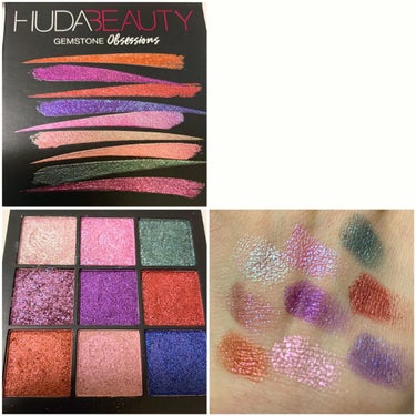 Obsessions Eyeshadow Palette/Huda Beauty/アイシャドウパレットを使ったクチコミ（3枚目）