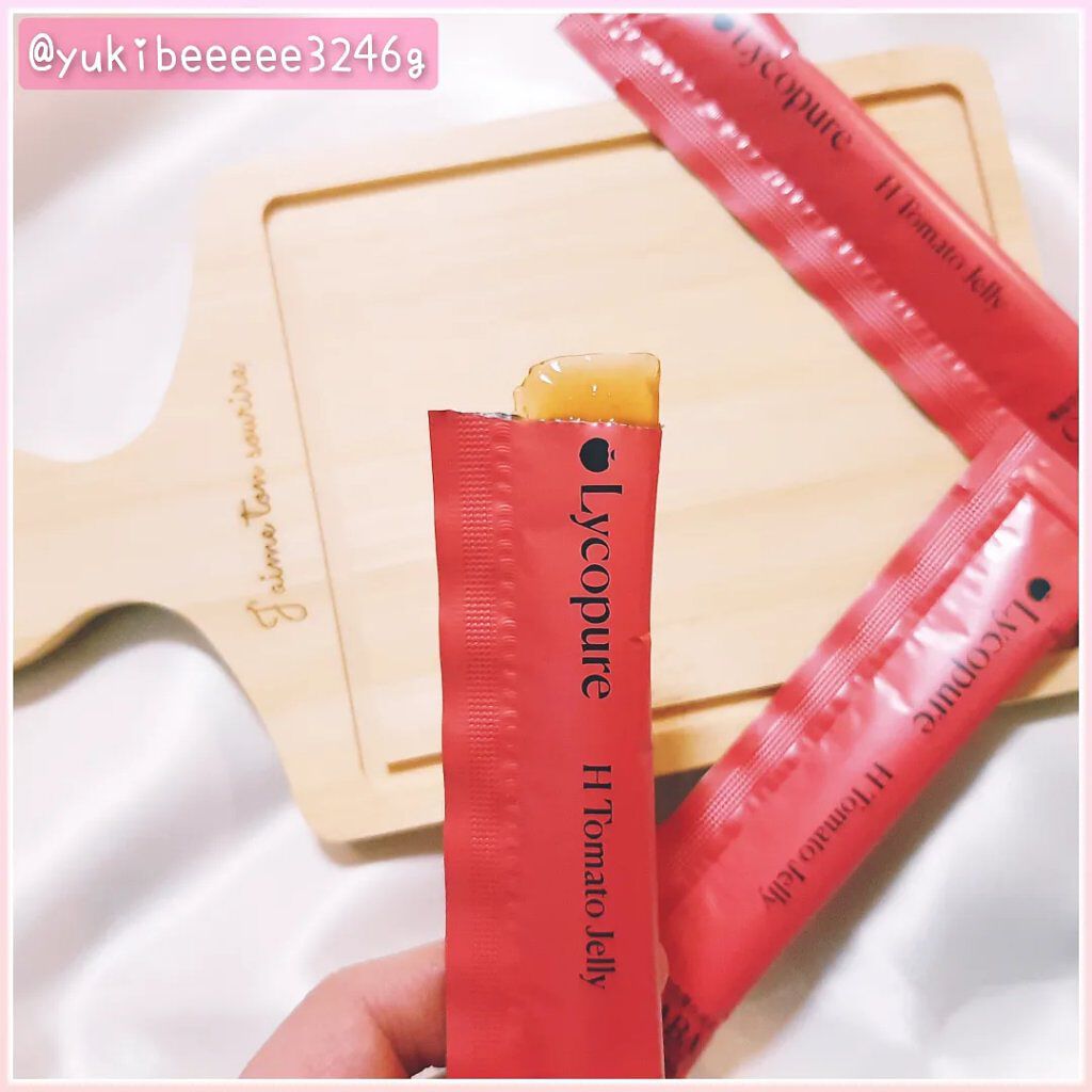 H トマトゼリー/リコピュア/健康サプリメントを使ったクチコミ(3枚目)