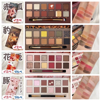 エクスプローラ12色 動物アイシャドウパレット/PERFECT DIARY/アイシャドウパレットを使ったクチコミ(4枚目)