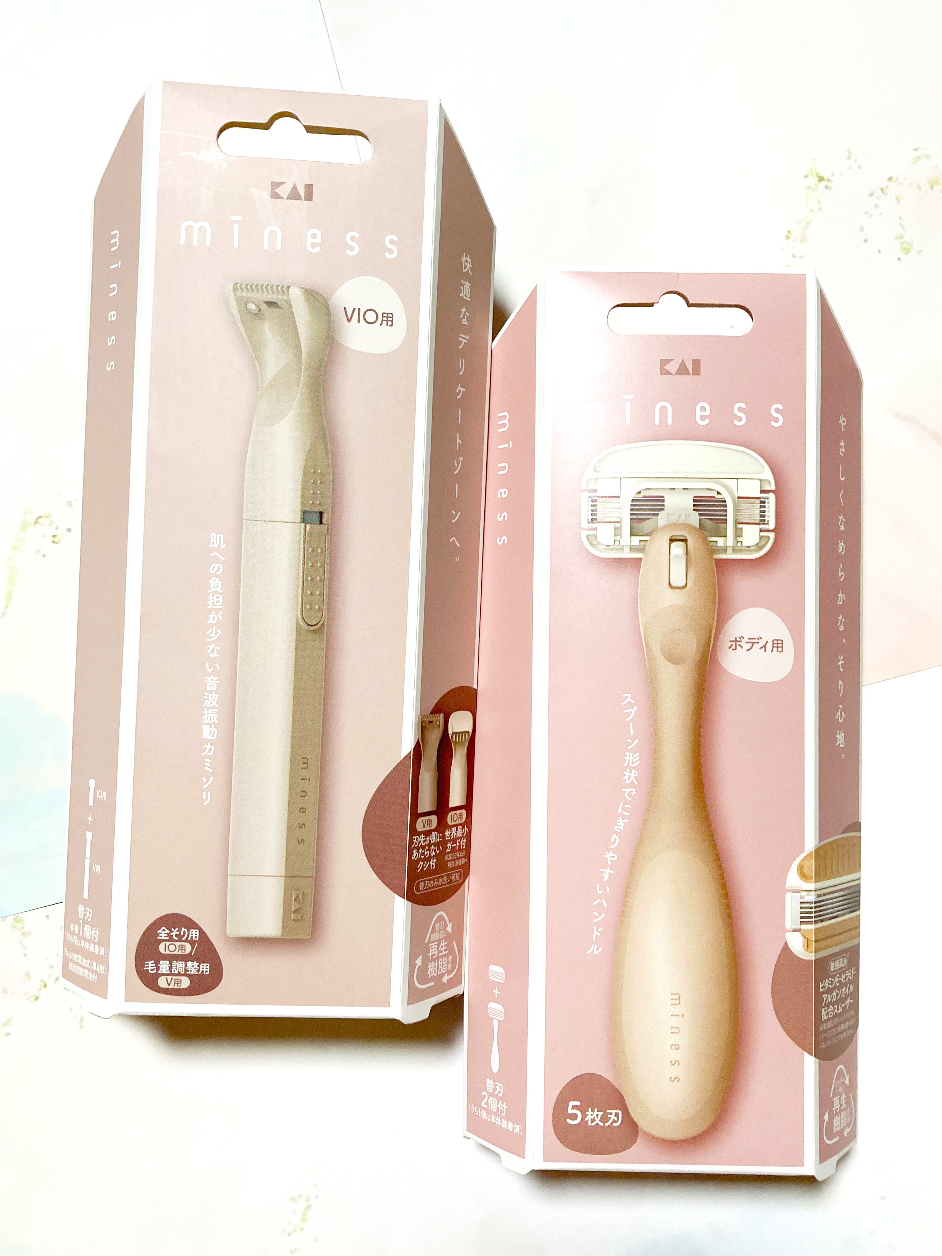 miness VIOデリケートゾーン用カミソリ/貝印/シェーバーを使ったクチコミ（1枚目）