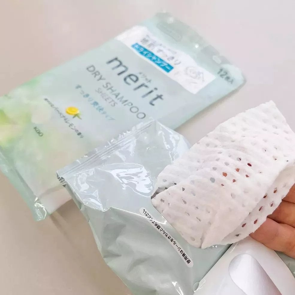 メリット ドライシャンプーシート すっきり爽快タイプ/メリット/ドライシャンプーを使ったクチコミ(6枚目)