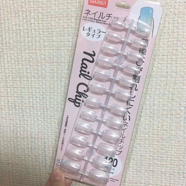 試してみた Daiso ネイルチップ レギュラータイプ 1p Daiso Lips