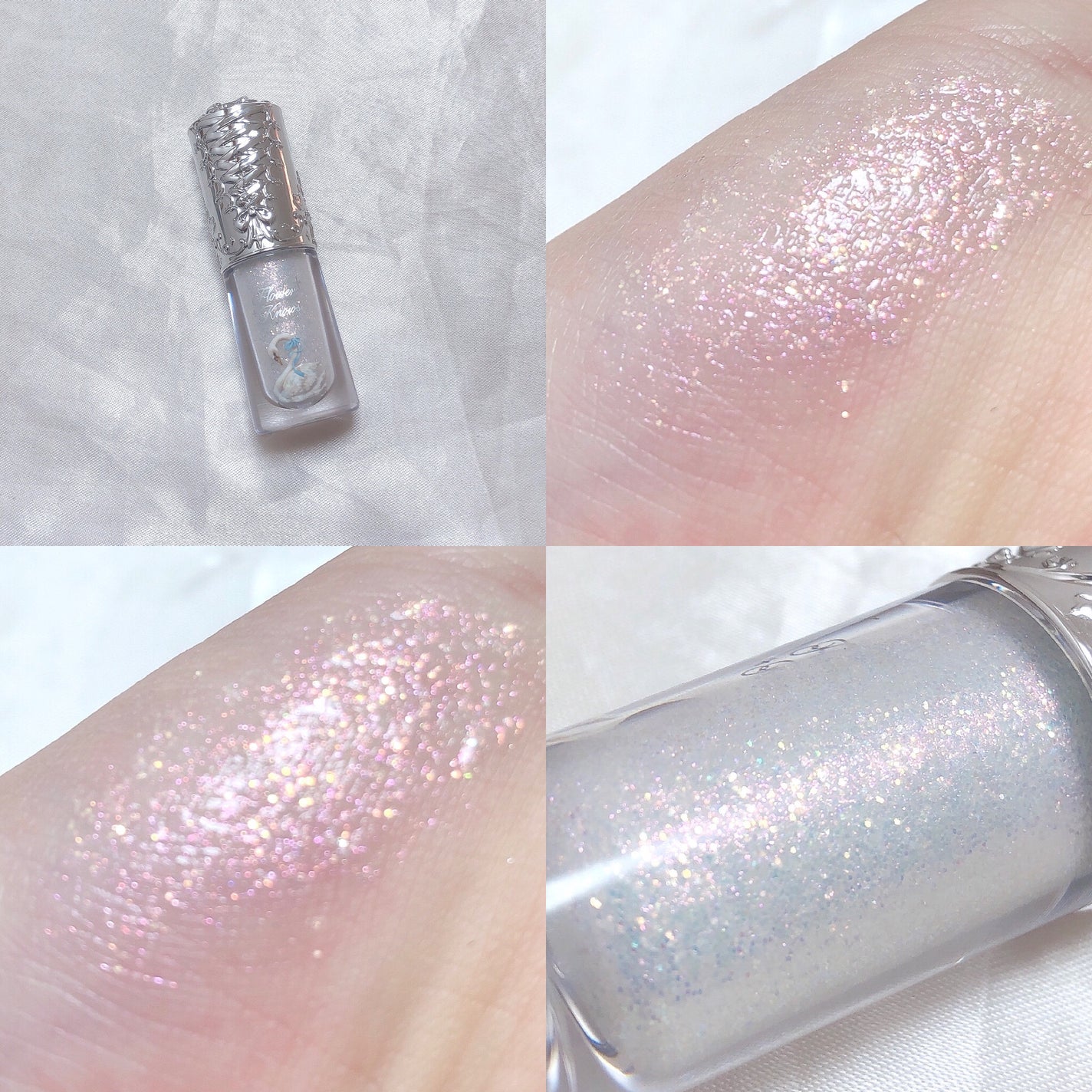 フラワーノーズ スワンバレエシリーズ リキッドアイシャドウ/FlowerKnows/リキッドアイシャドウを使ったクチコミ(2枚目)