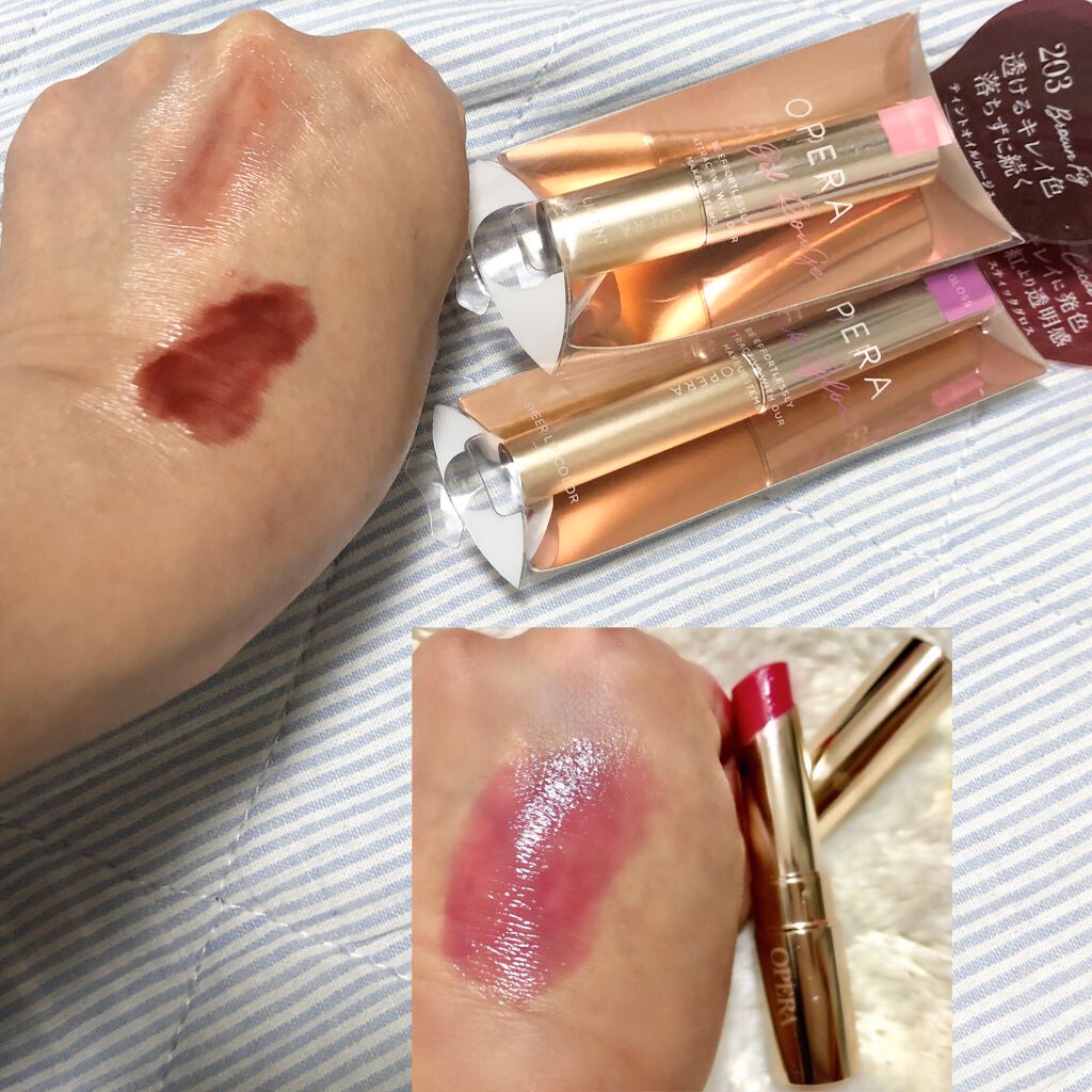 オペラ シアーリップカラー RN/OPERA/リップグロスを使ったクチコミ（2枚目）