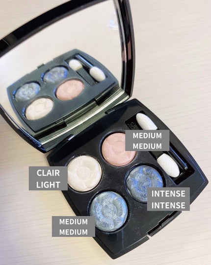 レ キャトル オンブル/CHANEL/アイシャドウパレットを使ったクチコミ(2枚目)