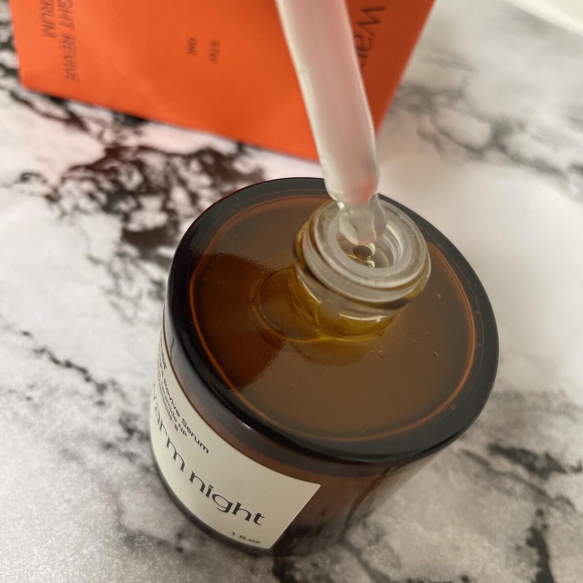 ウォームナイト - Overnight Revive Serum/elloher/美容液を使ったクチコミ(2枚目)