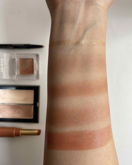 THREE シマリング グロー デュオ/THREE/クリームハイライトを使ったクチコミ(4枚目)