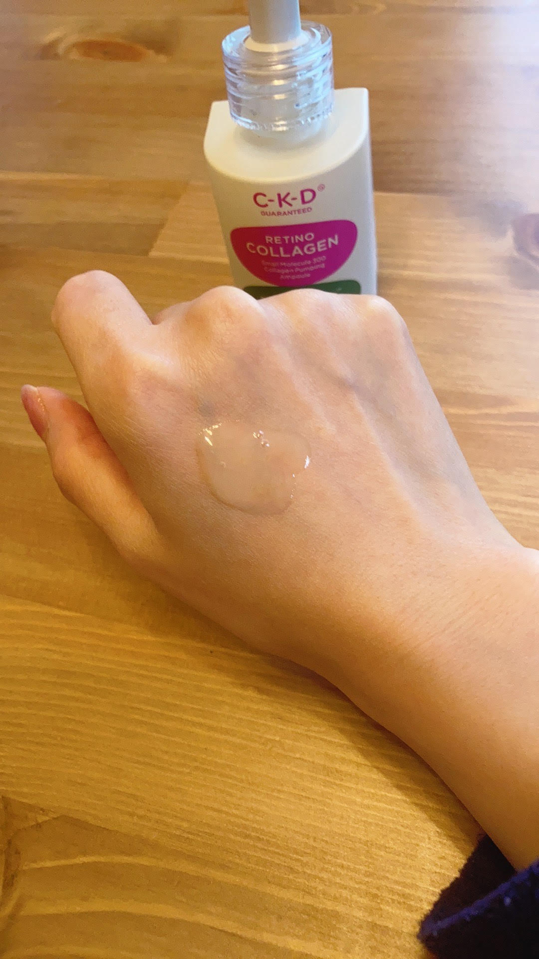 レチノコラーゲン低分子300パンピングアンプル/CKD/美容液を使ったクチコミ（3枚目）
