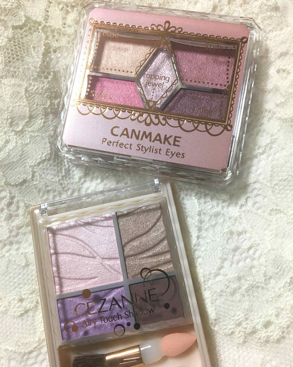 エアリータッチシャドウ/CEZANNE/アイシャドウパレットを使ったクチコミ（1枚目）