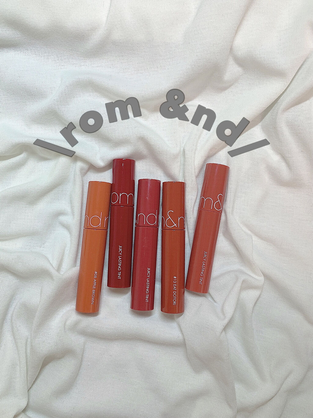 ジューシーラスティングティント/rom&nd/リップティントを使ったクチコミ（1枚目）