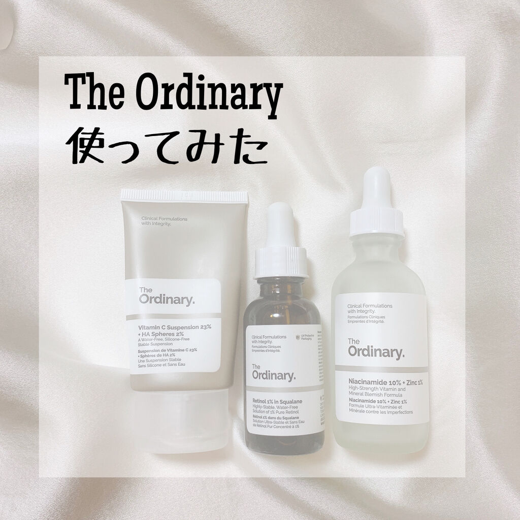 Cサスペンション23+HAスフィア2フェイスクリーム/The Ordinary/美容液を使ったクチコミ（1枚目）