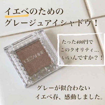シングルカラーアイシャドウ/CEZANNE/単色アイシャドウを使ったクチコミ(1枚目)