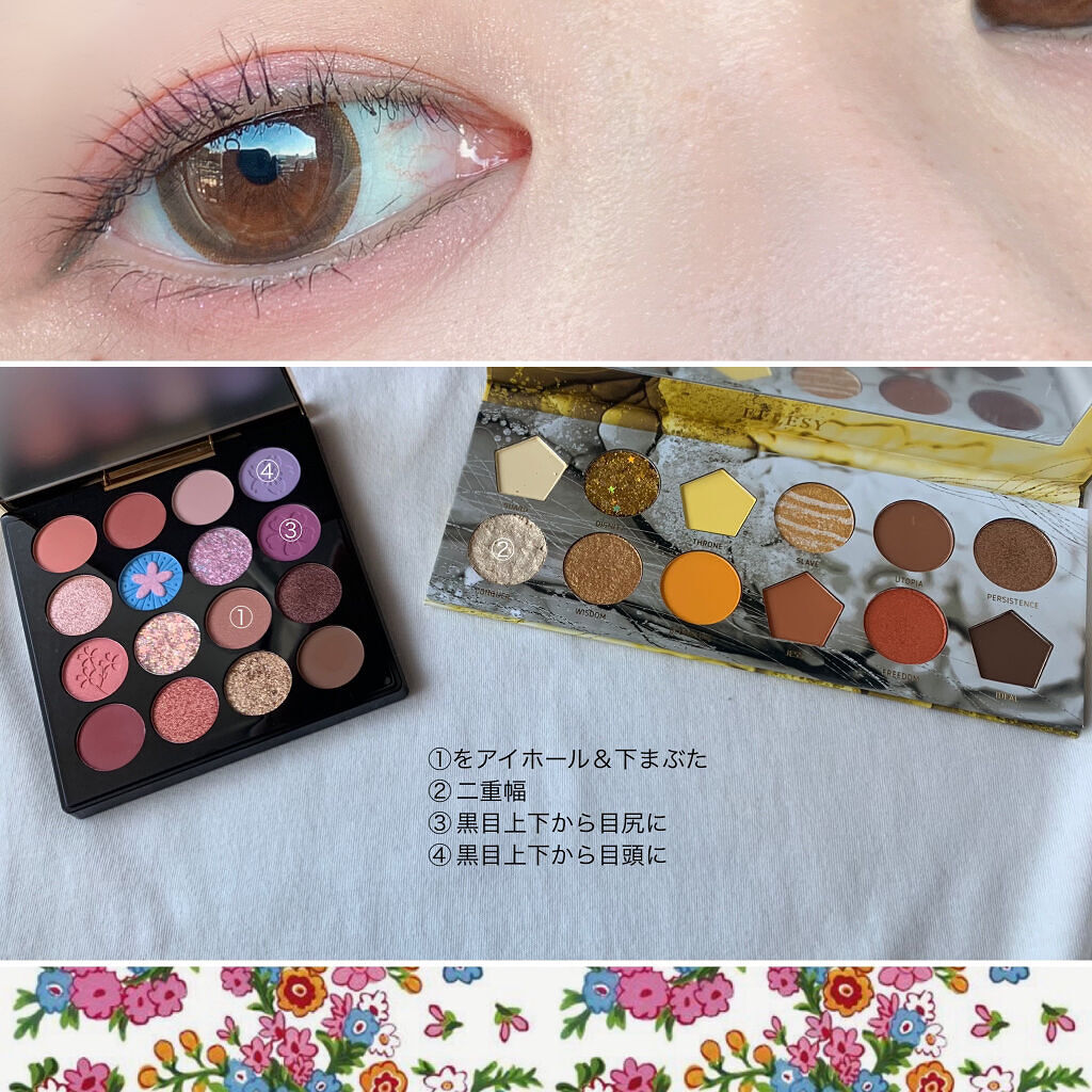 イメージ「マヤ」 アイシャドウパレット/ZEESEA/アイシャドウパレットを使ったクチコミ（2枚目）