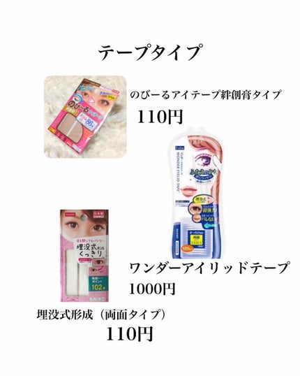 ワンダーアイリッドテープ Extra/D-UP/二重まぶた用アイテムを使ったクチコミ(4枚目)