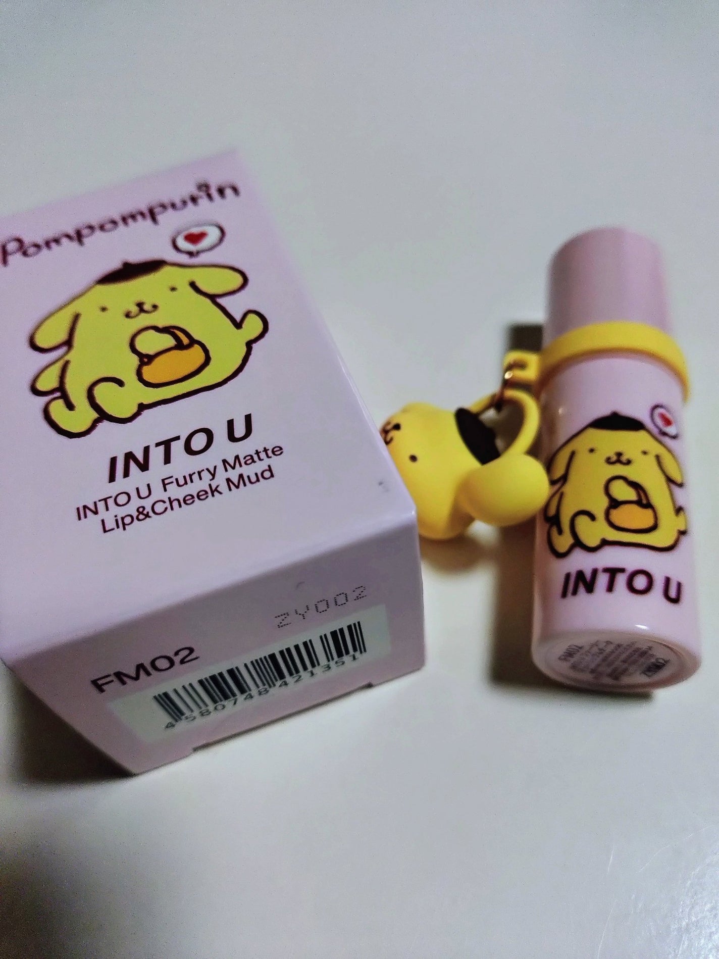 ファーリーマットリップ&チークマッド/INTO U/口紅を使ったクチコミ(1枚目)