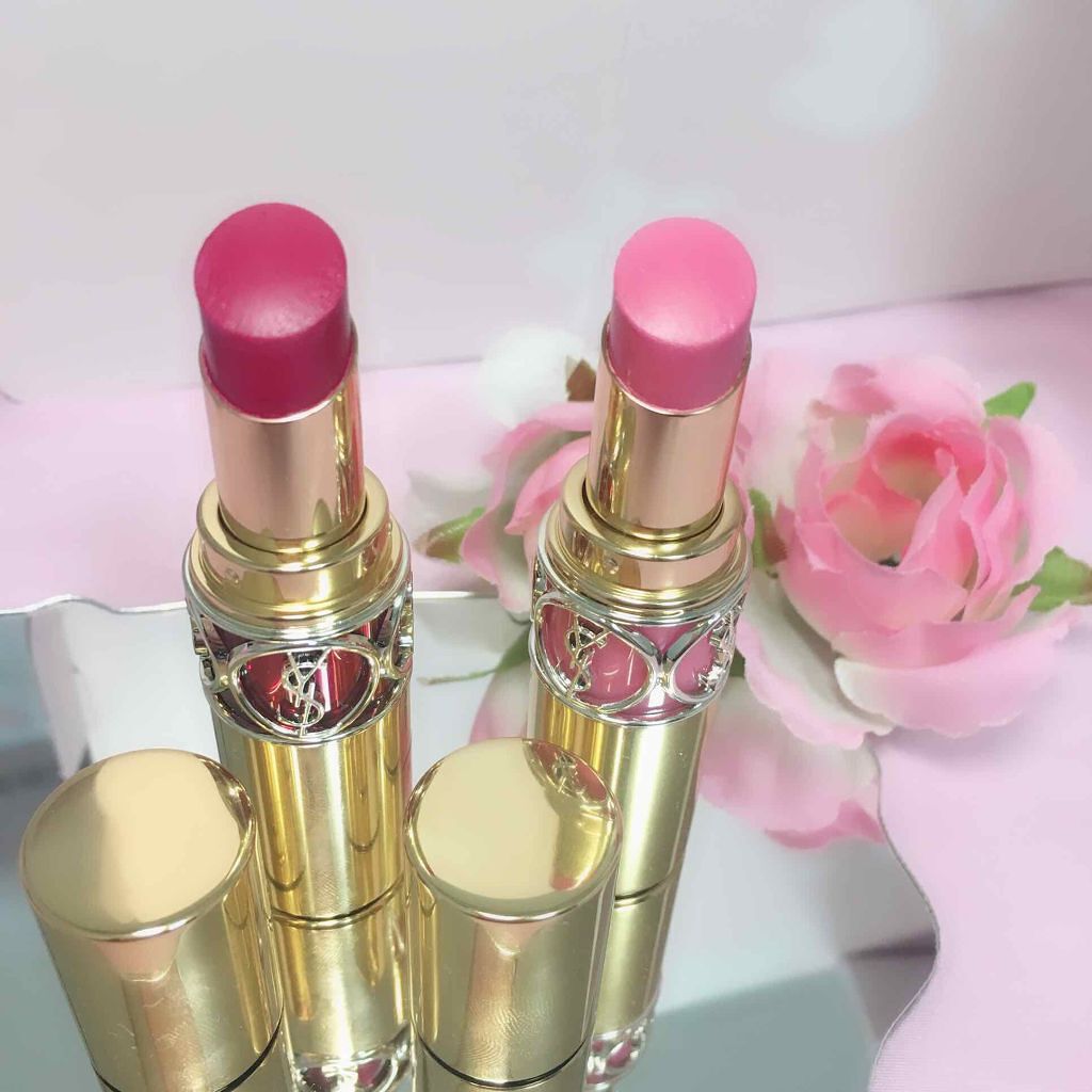 ルージュ ヴォリュプテ シャイン/YVES SAINT LAURENT BEAUTE/口紅を使ったクチコミ（1枚目）
