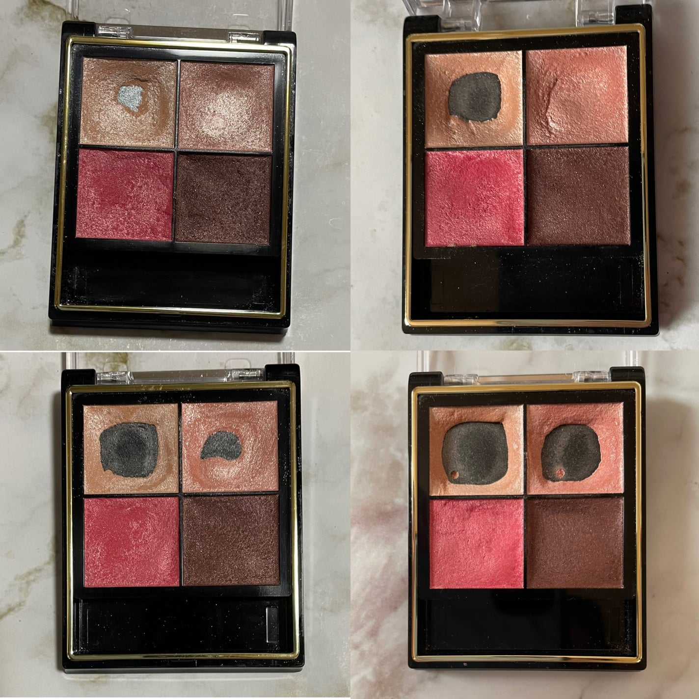 リアルクローズシャドウ/excel/アイシャドウパレットを使ったクチコミ(2枚目)