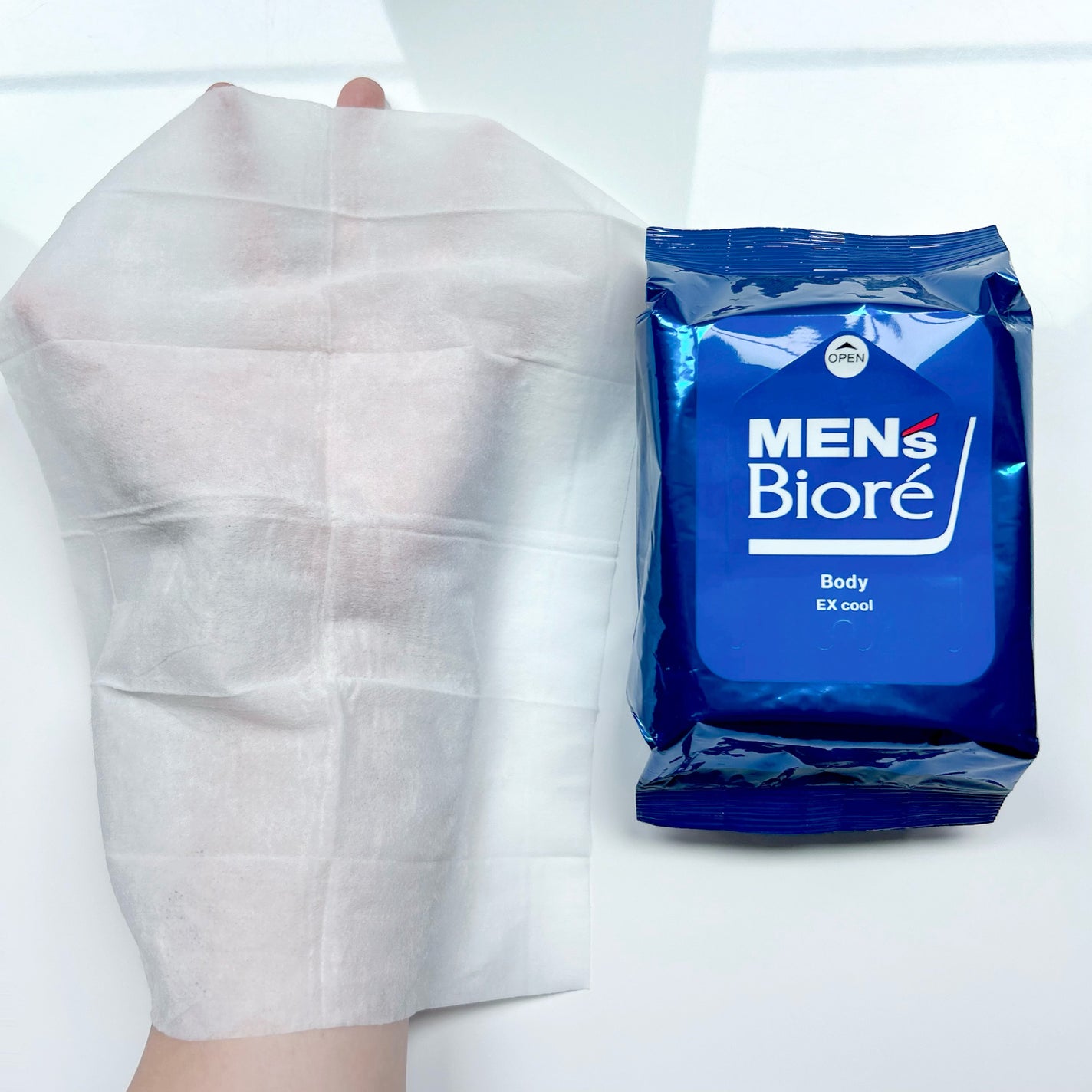 ボディシート 極冷感タイプ/メンズビオレ/ボディシートを使ったクチコミ(3枚目)