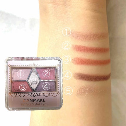 【旧品】パーフェクトスタイリストアイズ/キャンメイク/アイシャドウパレットを使ったクチコミ(2枚目)