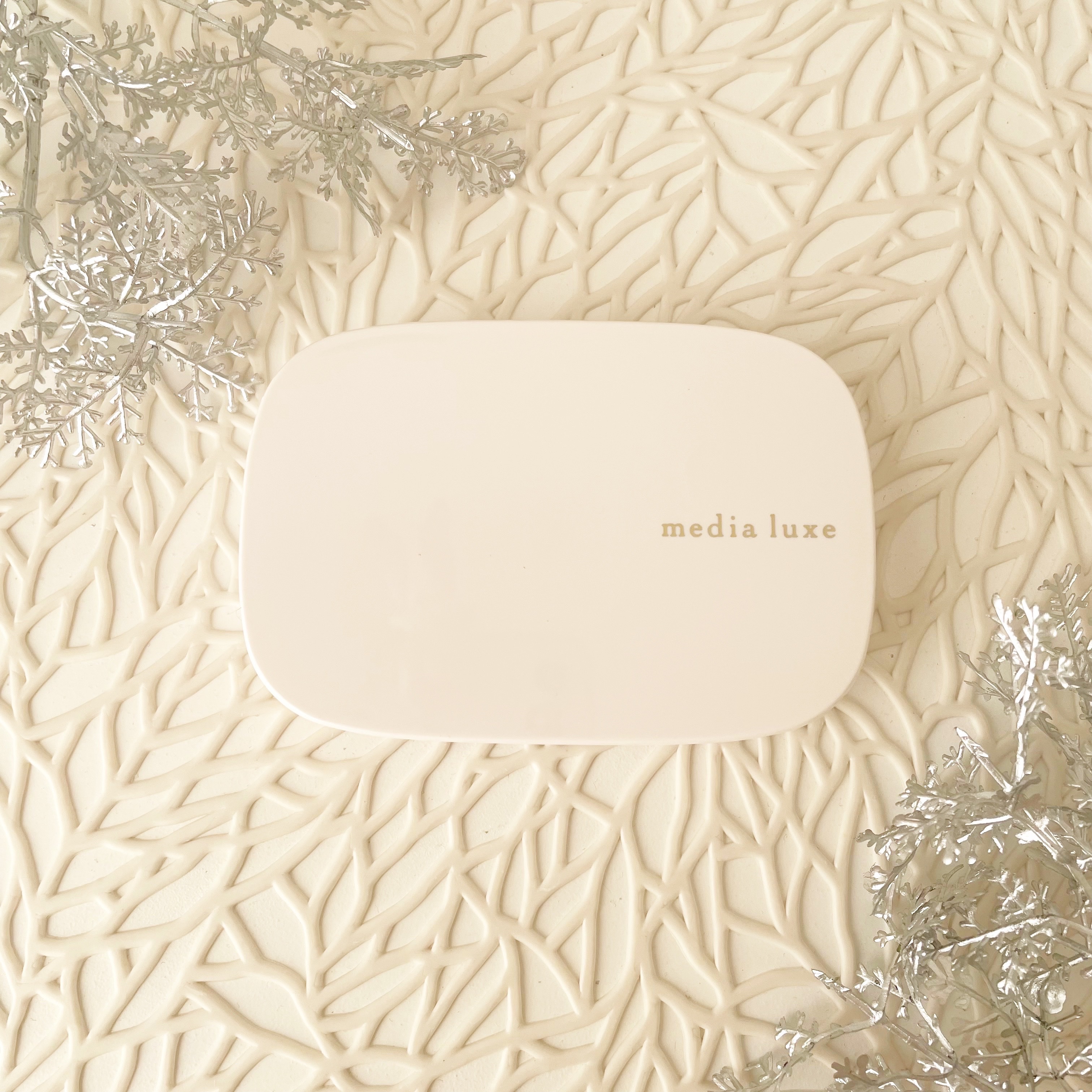 パウダーファンデーション/media luxe/パウダーファンデーションを使ったクチコミ（2枚目）