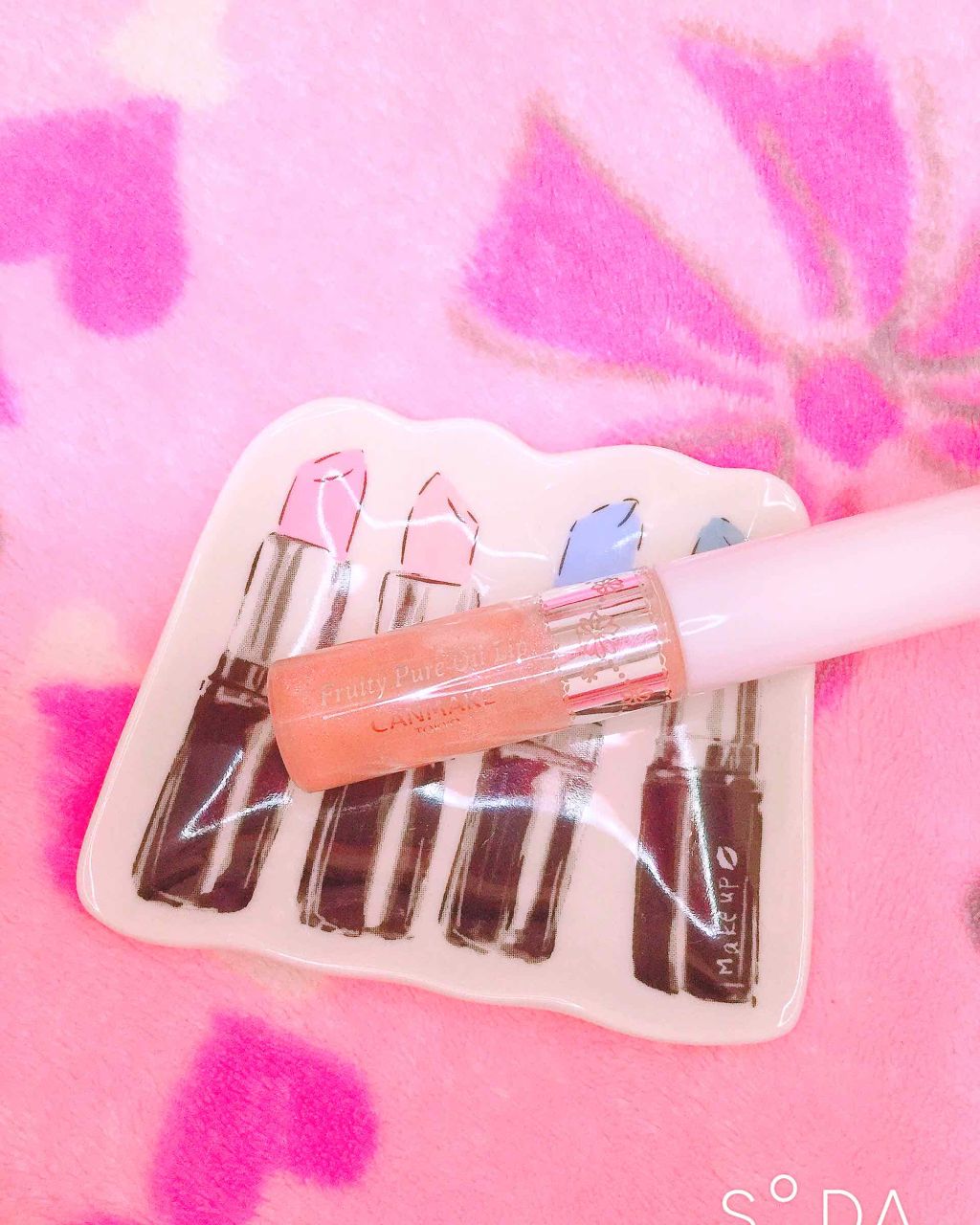 フルーティーピュアオイルリップ/キャンメイク/リップグロスを使ったクチコミ(1枚目)