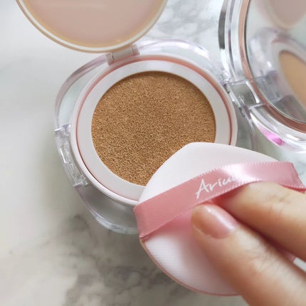 アリウル インクフェザーカバーラスティングクッション/Ariul/クッションファンデーションを使ったクチコミ(2枚目)