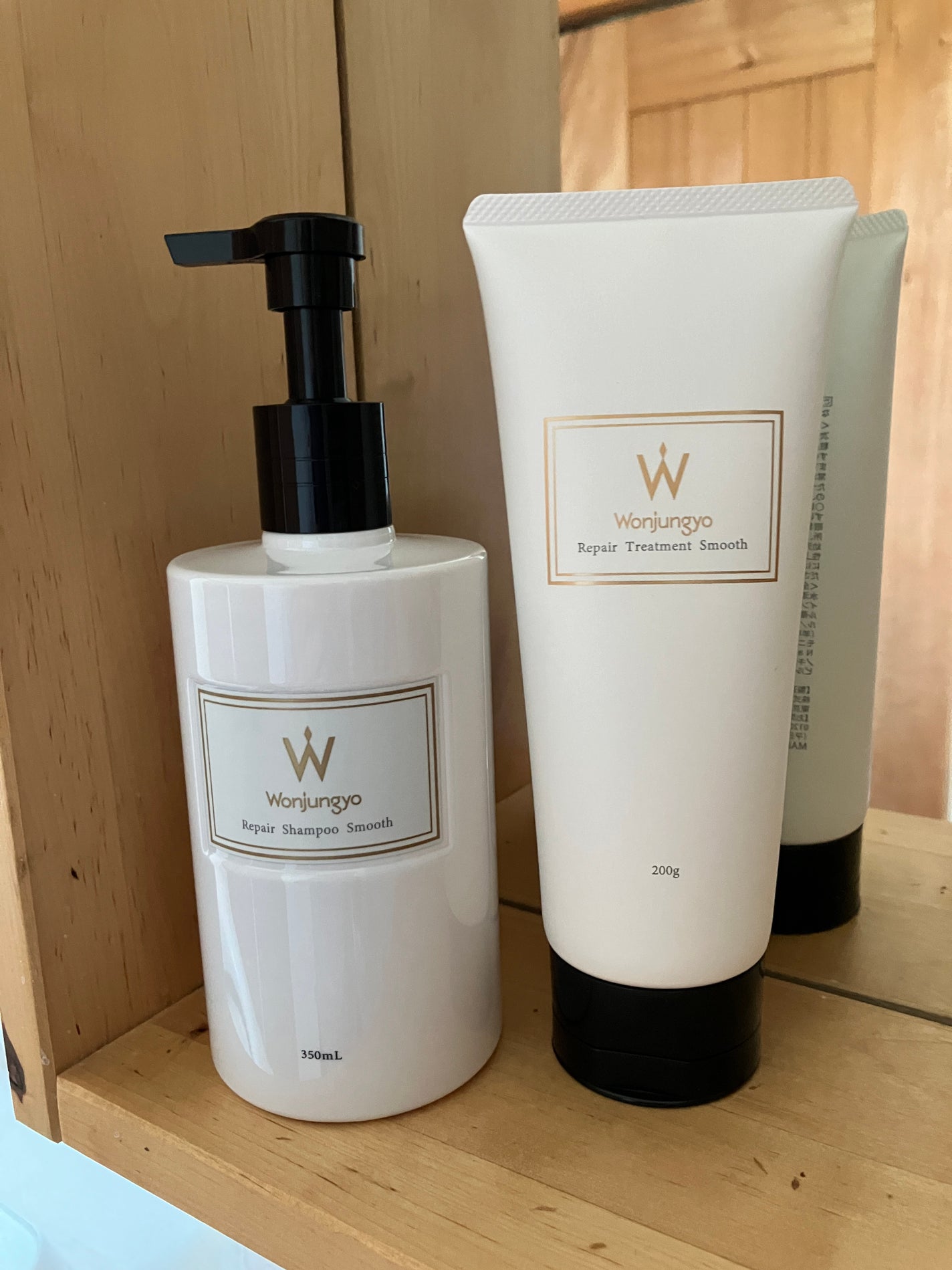 ウォンジョンヨ リペアシャンプー スムース/リペアトリートメント スムース/Wonjungyo/市販シャンプーを使ったクチコミ(4枚目)