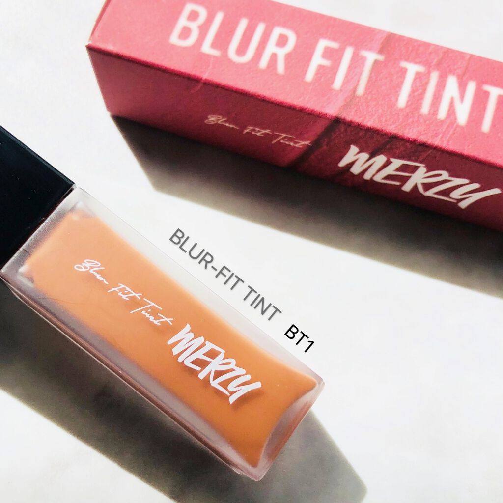 ブラー フィット ティント BT1. アンカモンベージュ/MERZY/リップティントを使ったクチコミ（1枚目）