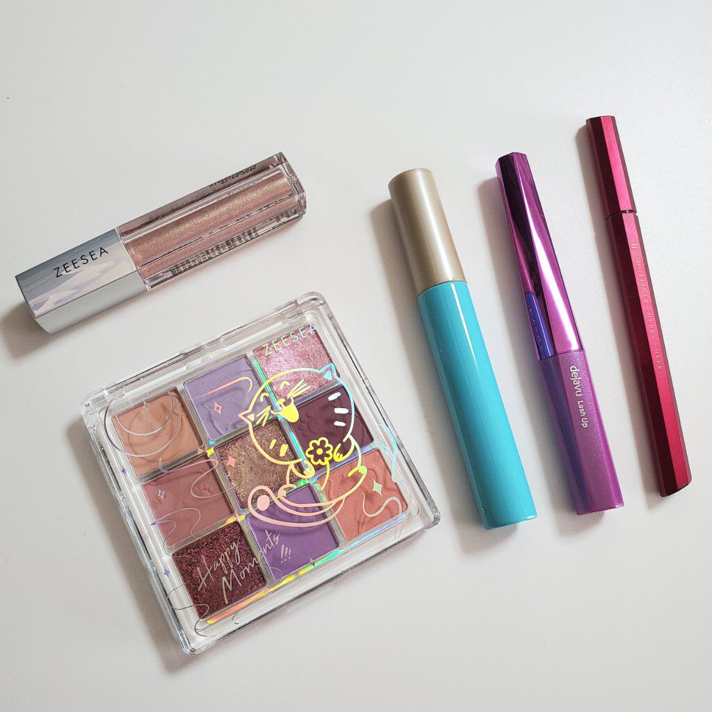 ダイヤモンドシリーズ 星空リキッドアイシャドウ/ZEESEA/リキッドアイシャドウを使ったクチコミ（2枚目）