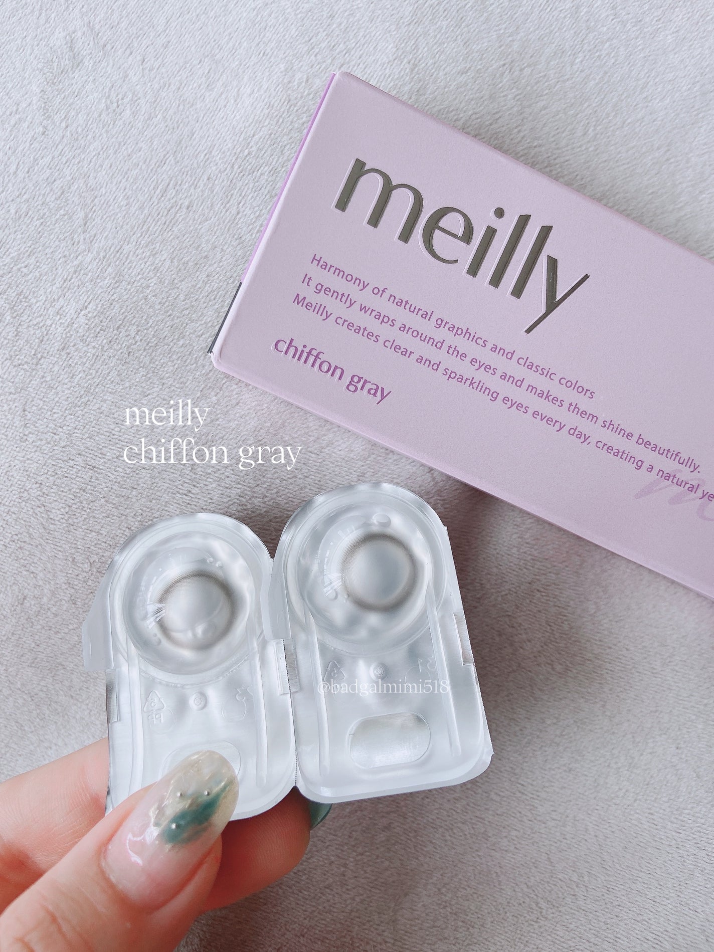 chiffon/meilly/ワンデー(1DAY)カラコンを使ったクチコミ(4枚目)