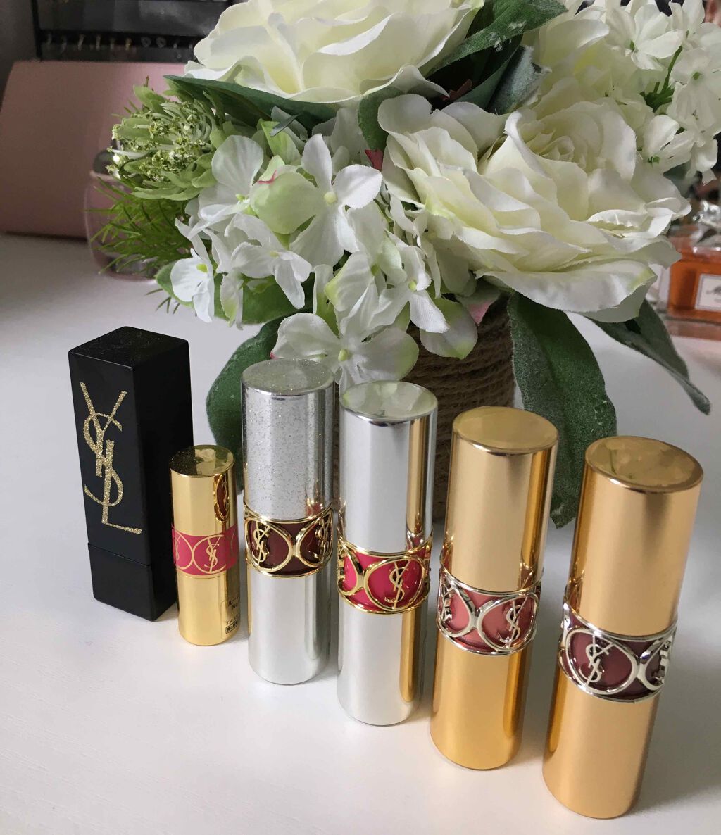 ルージュ ヴォリュプテ シャイン/YVES SAINT LAURENT BEAUTE/口紅を使ったクチコミ(1枚目)