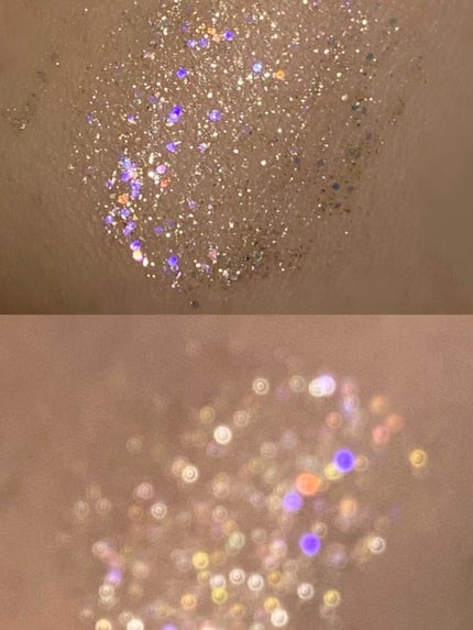 リキッド グリッター シャドウ/rom&nd/グリッターを使ったクチコミ(2枚目)