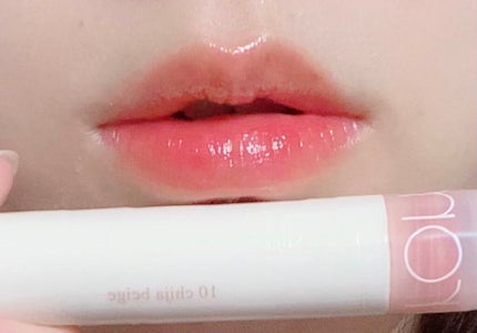 グラスティングウォーターティント 韓服エディション/rom&nd/リップティントを使ったクチコミ(4枚目)