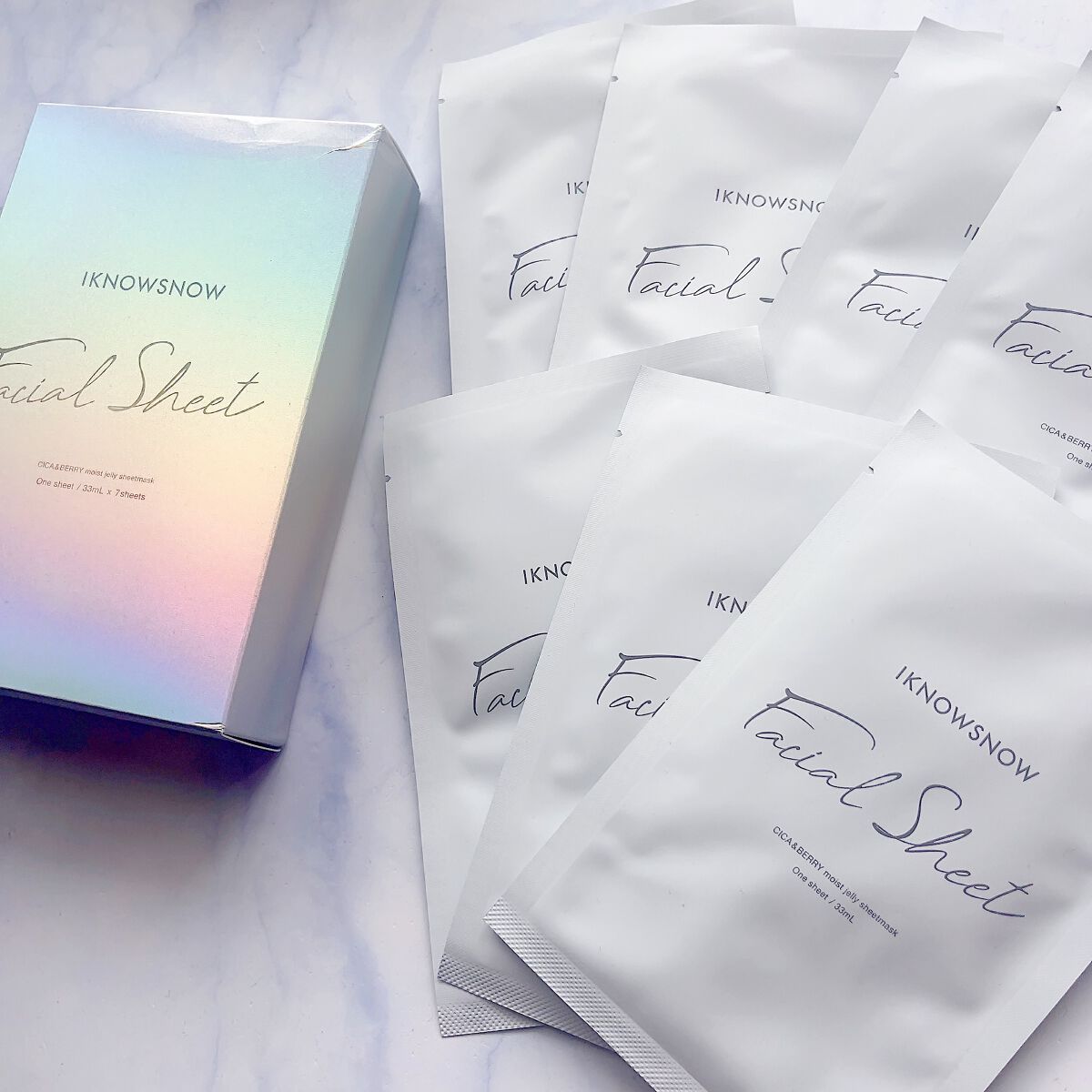 フェイシャルシート/IKNOWSNOW/シートマスク・パックを使ったクチコミ(2枚目)