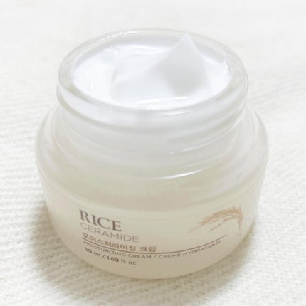 ライスセラミド モイスチャーライジング シリーズ/THE FACE SHOP/フェイスクリームを使ったクチコミ(2枚目)