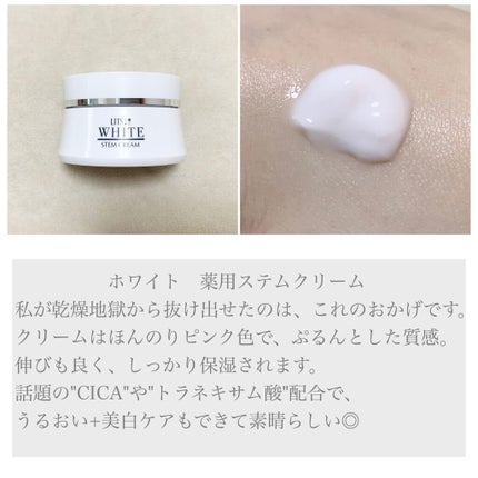 ホワイト 薬用ステムクリーム/リッツ/フェイスクリームを使ったクチコミ(4枚目)