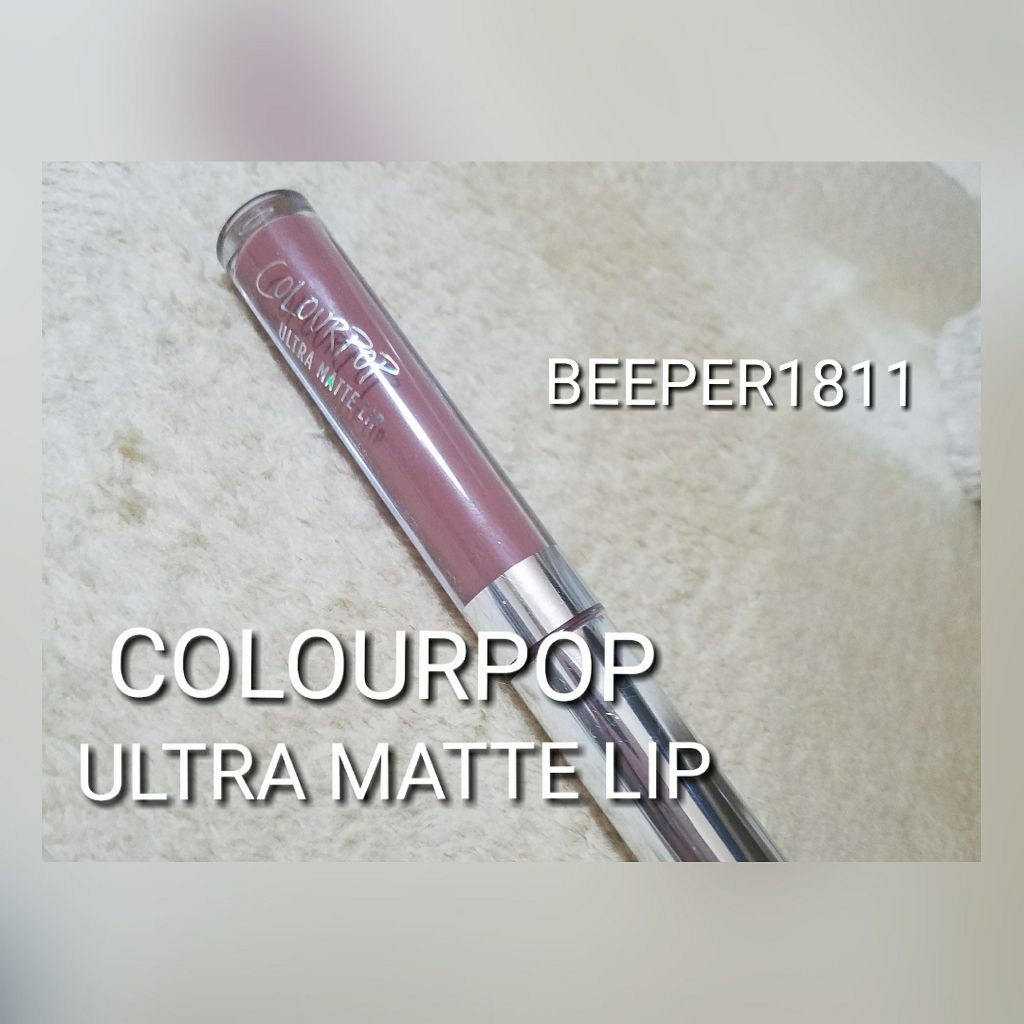 Ultra Matte Lip/ColourPop/口紅を使ったクチコミ(1枚目)