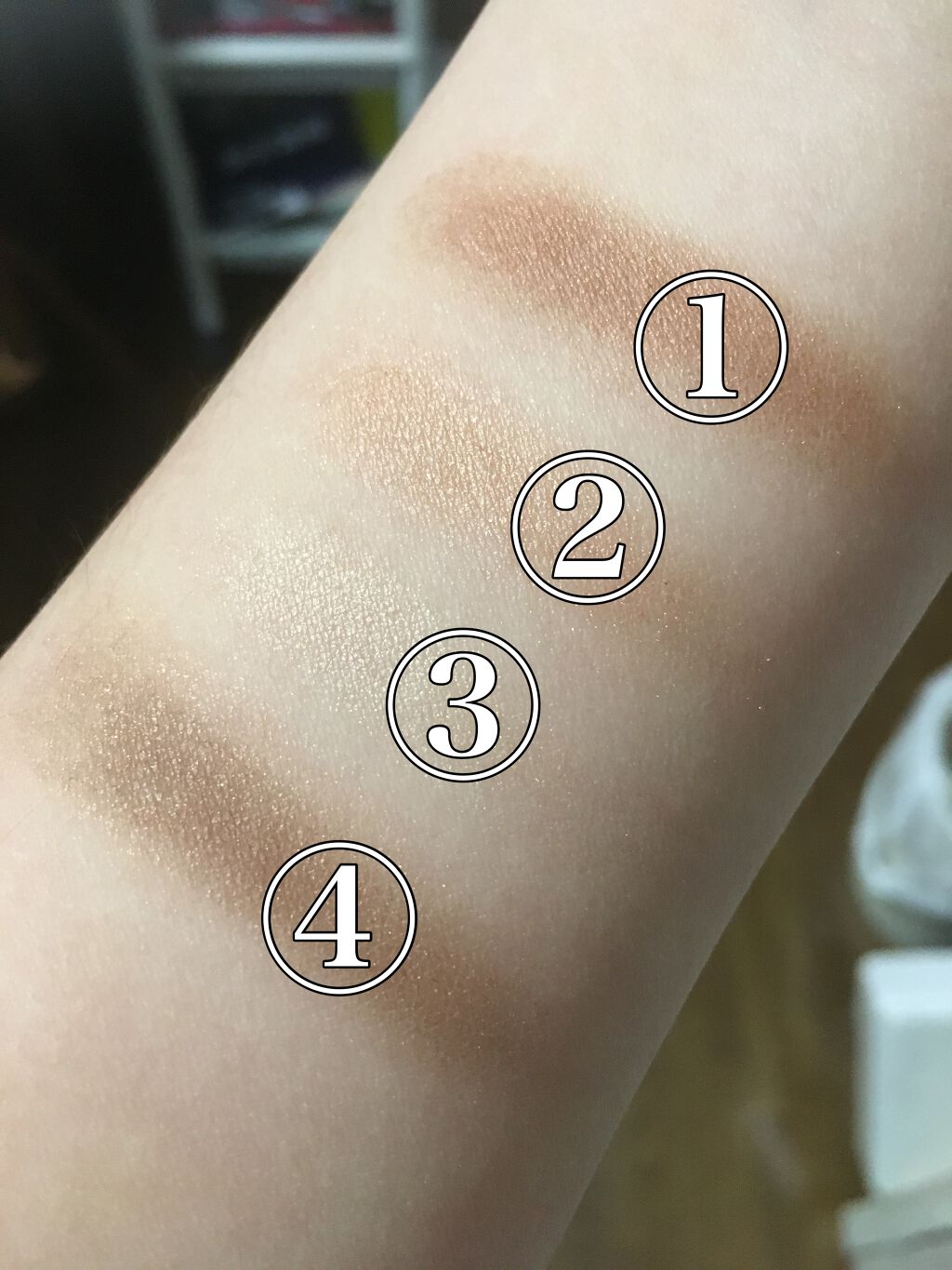 UR GLAM VELVET EYE COLOR PALETTE/U R GLAM/アイシャドウパレットを使ったクチコミ(3枚目)