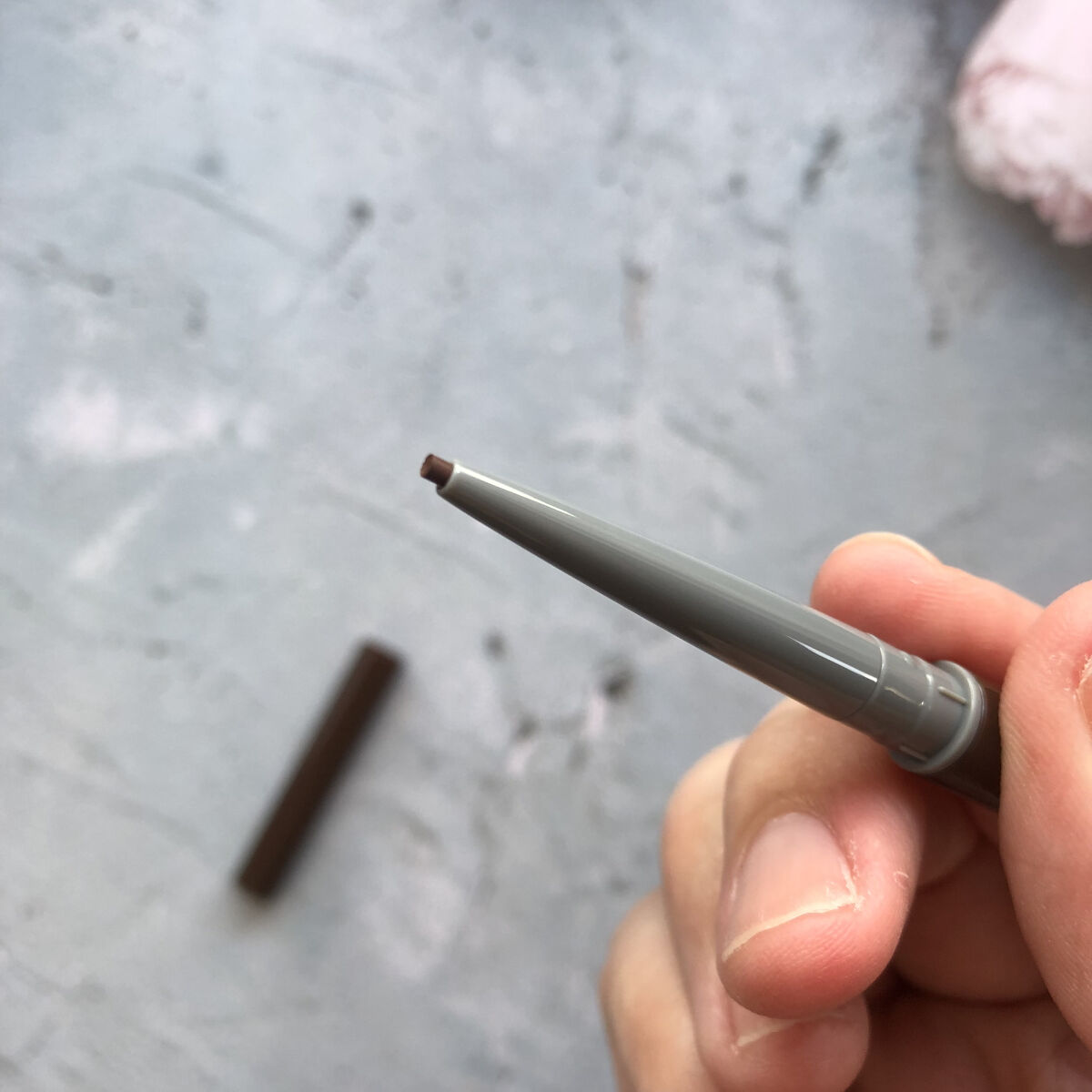  クリーミーアイペンシルEX 01ダークブラウン/サナ ニューボーン/ペンシルアイライナーを使ったクチコミ（2枚目）