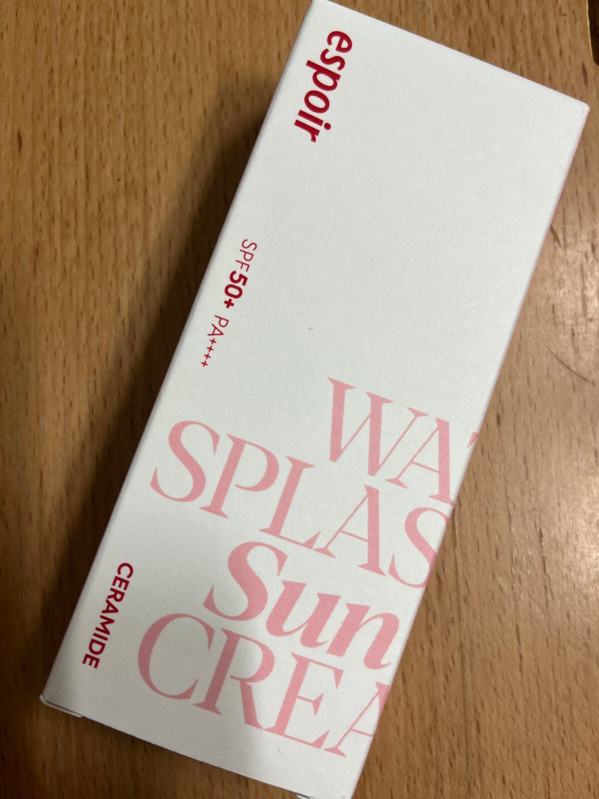 ウォータースプラッシュサンクリーム セラミド/espoir/日焼け止めクリームを使ったクチコミ(4枚目)