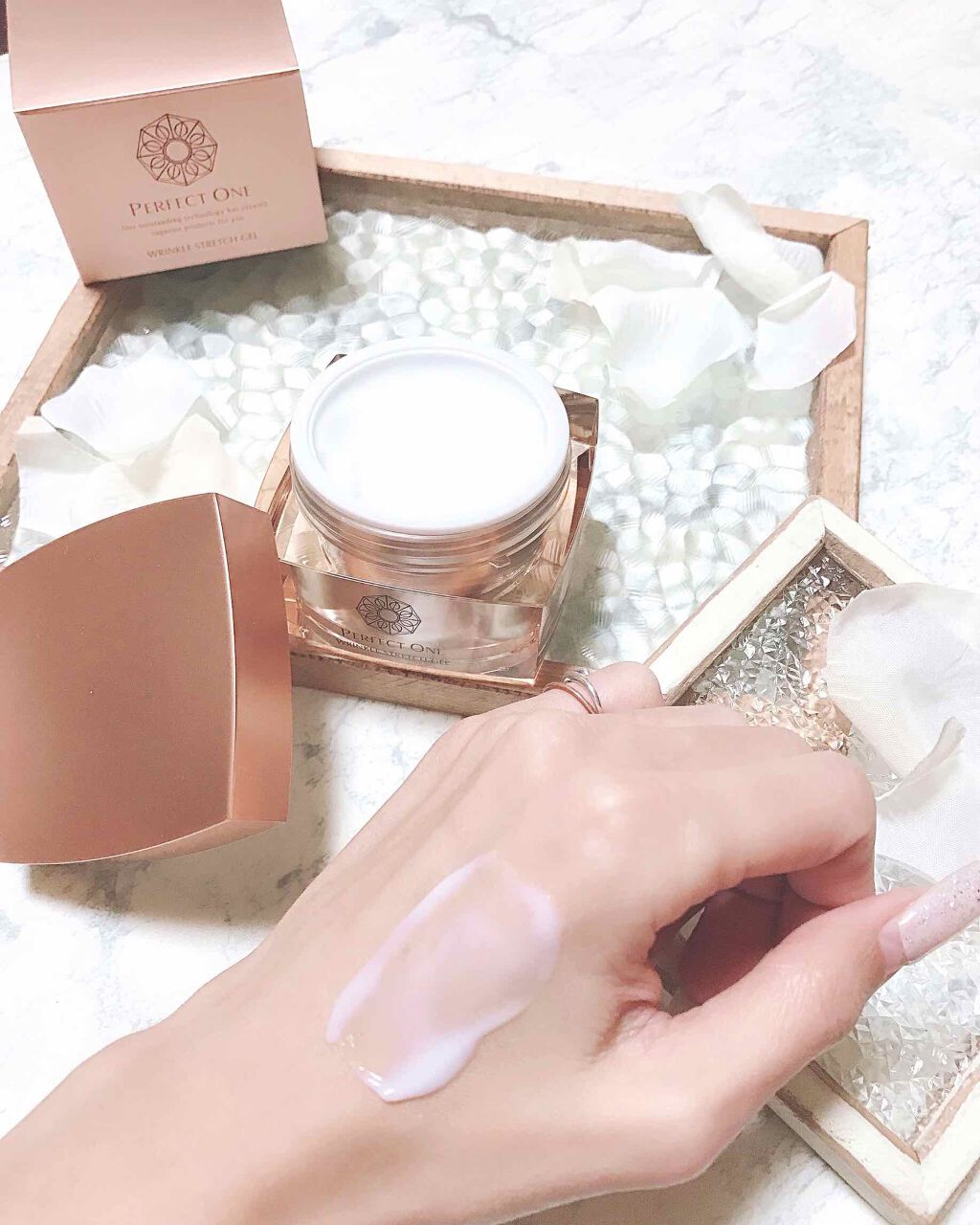 パーフェクトワン 薬用リンクルストレッチジェル/パーフェクトワン/オールインワン化粧品を使ったクチコミ（3枚目）