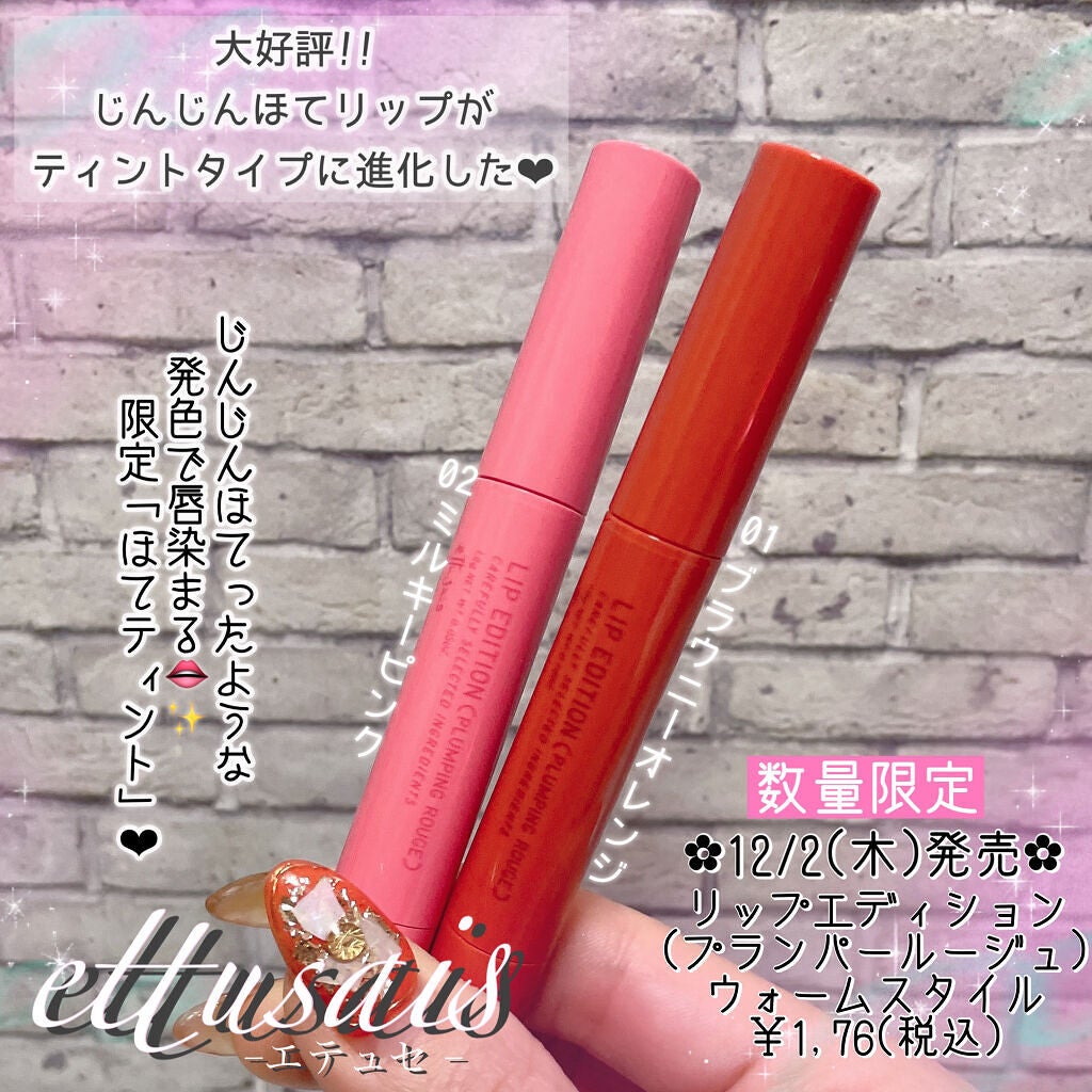 エテュセ リップエディション(プランパー)リッチスタイル/ヘルシースタイル/ettusais/リップケアを使ったクチコミ(2枚目)