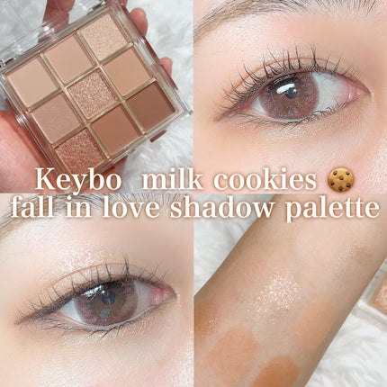 KEYBO FALL IN LOVE SHADOW PALETTE/keybo/アイシャドウパレットを使ったクチコミ(1枚目)
