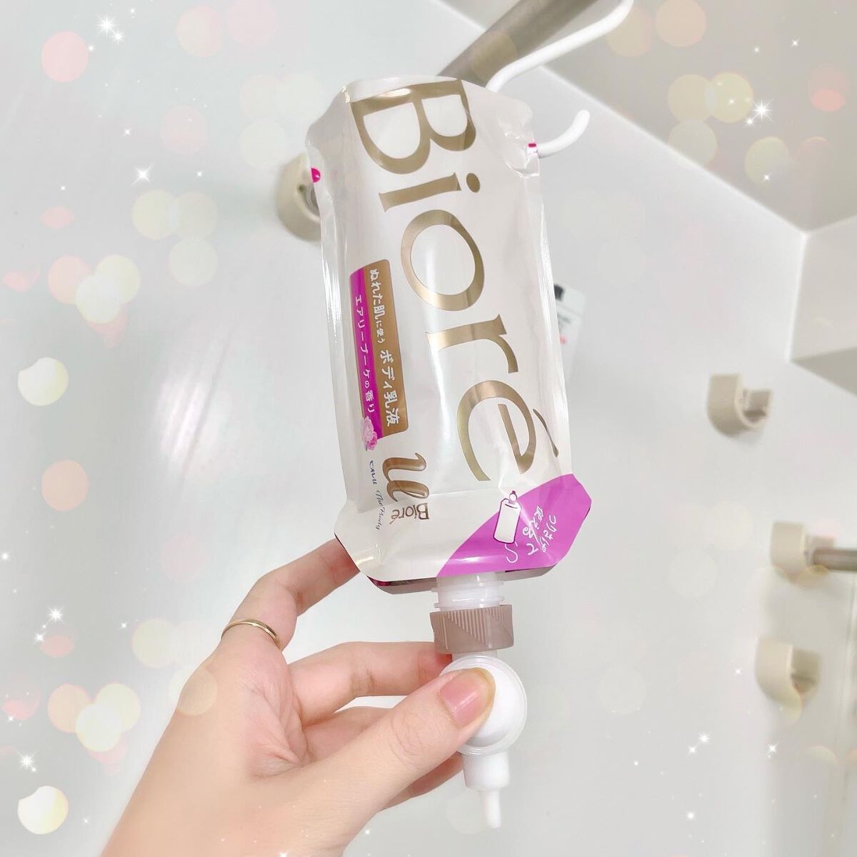 ザ ボディ ぬれた肌に使うボディ乳液 エアリーブーケの香り/ビオレu/ボディミルクを使ったクチコミ(8枚目)