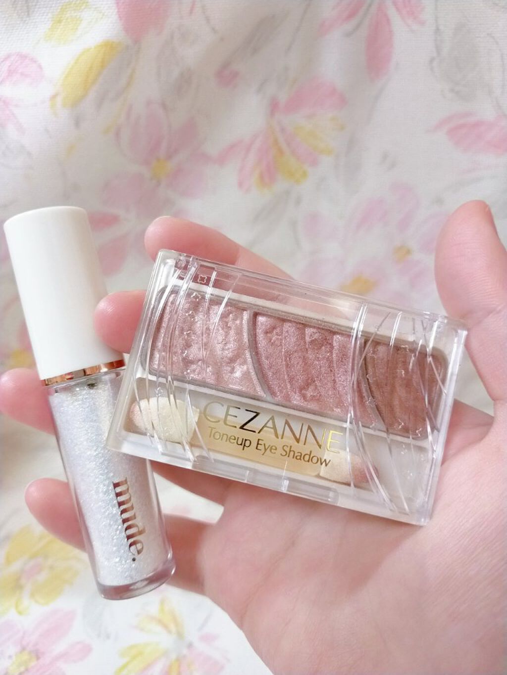 トーンアップアイシャドウ/CEZANNE/アイシャドウパレットを使ったクチコミ（1枚目）